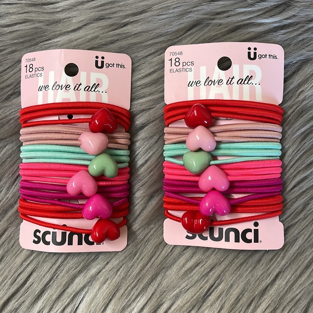 36 scunci hair elastics